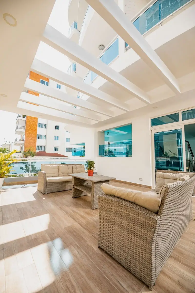 Terraza de Central Park Tower en Santo Domingo